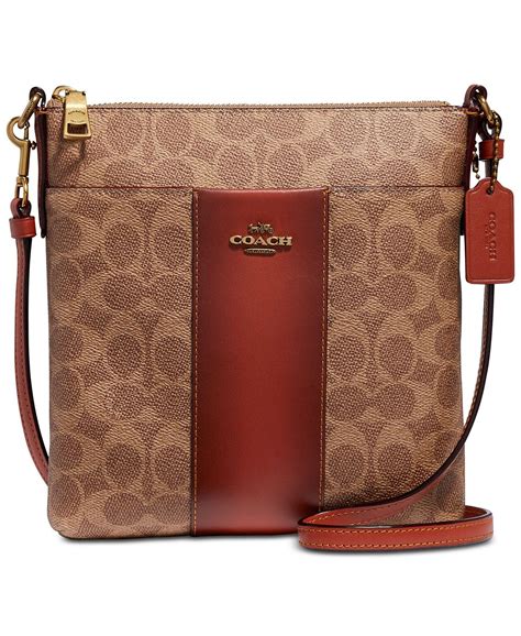 macy's coach bags crossbody.